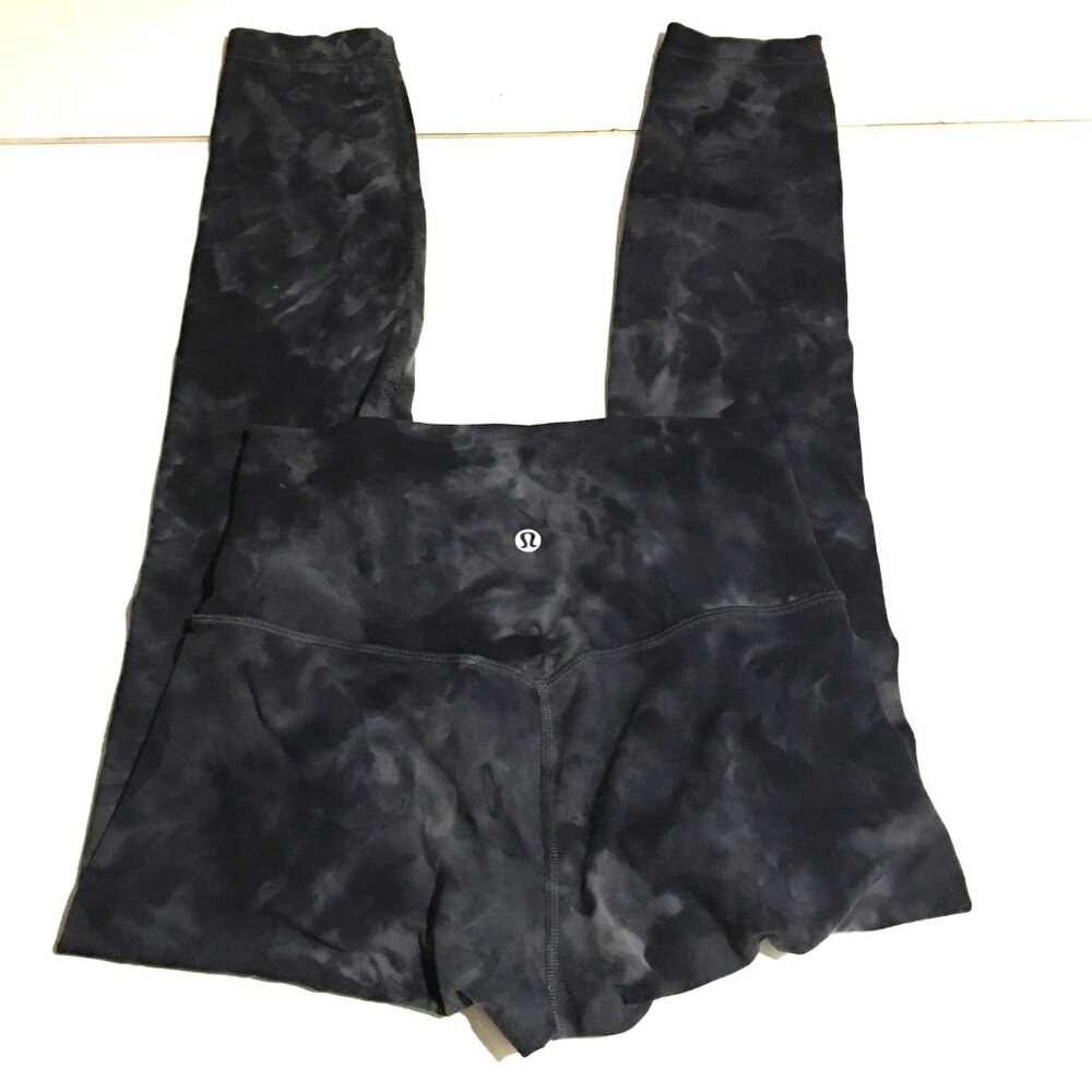 Lululemon Women's Align Pants Leggings Size 4 Camo Gray Black lw5cqvs